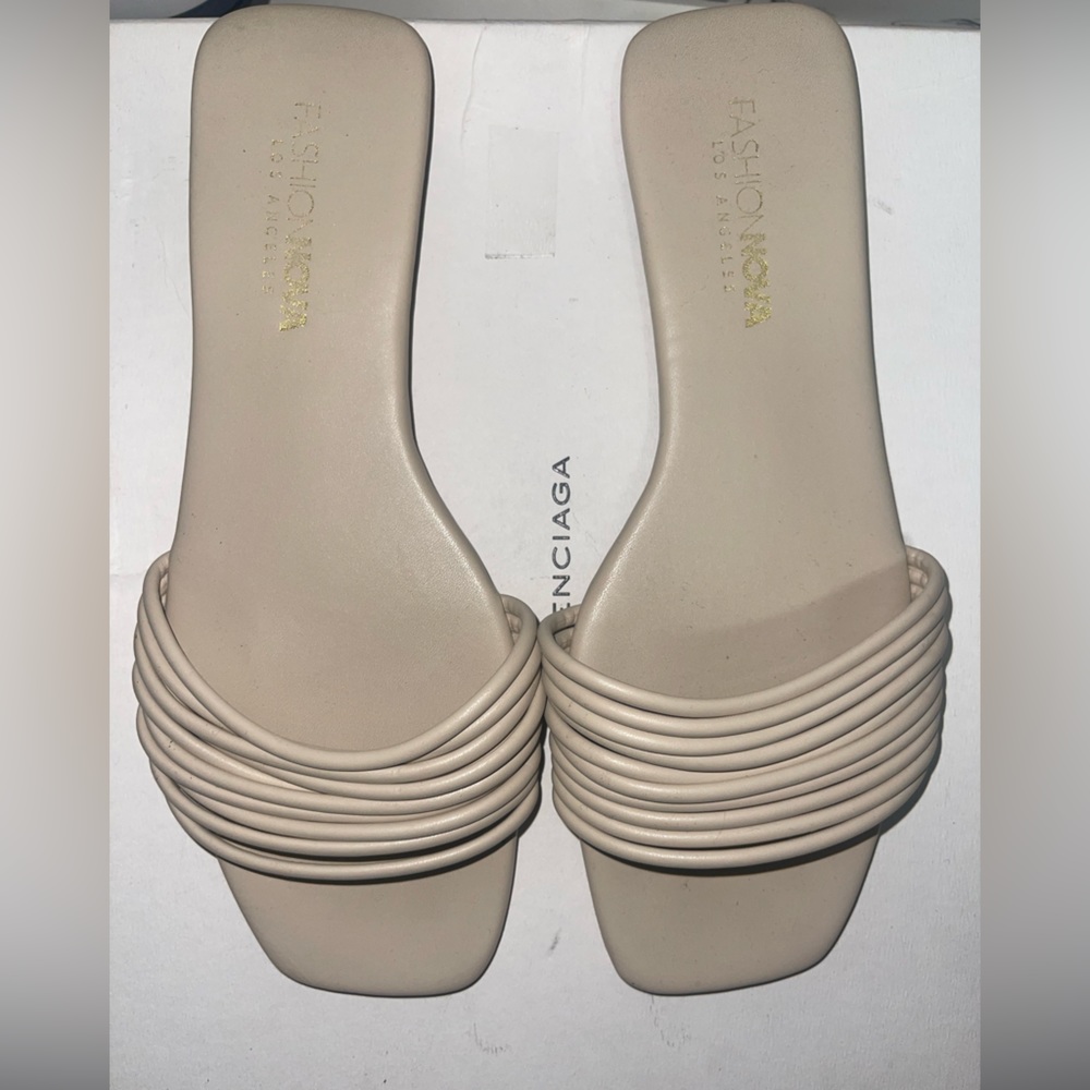 Nude sandals